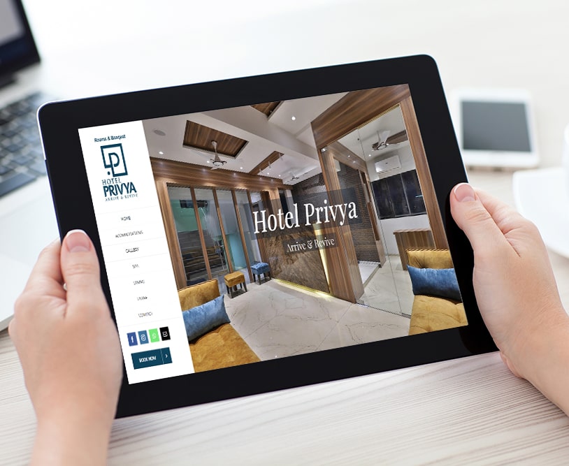 Hotel Privya | Work Website Development | Good Old Geek