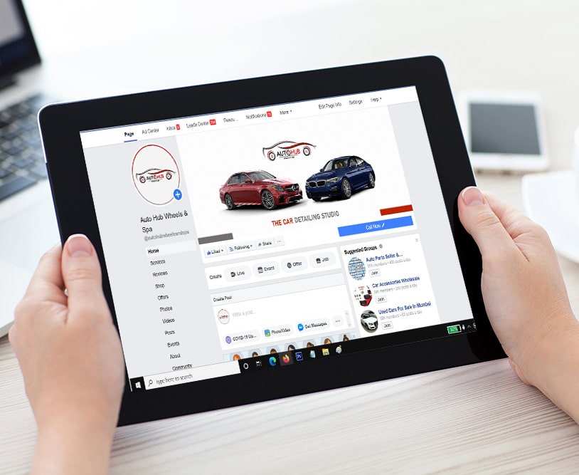 Autohub Car Spa | Work Social Media Marketing | Good Old Geek