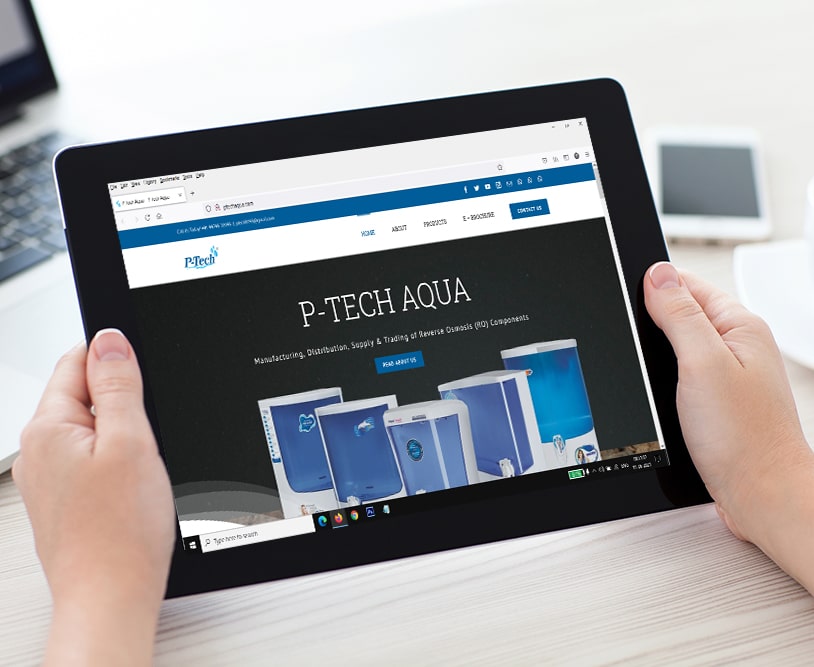 Best Website Development Company in Surat - P-tech Aqua - Good Old Geek