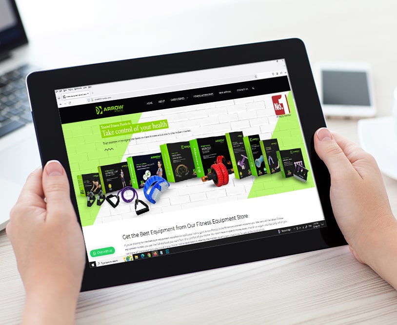 Website Development Company in Surat - Arrow Fitness India - Good Old Geek