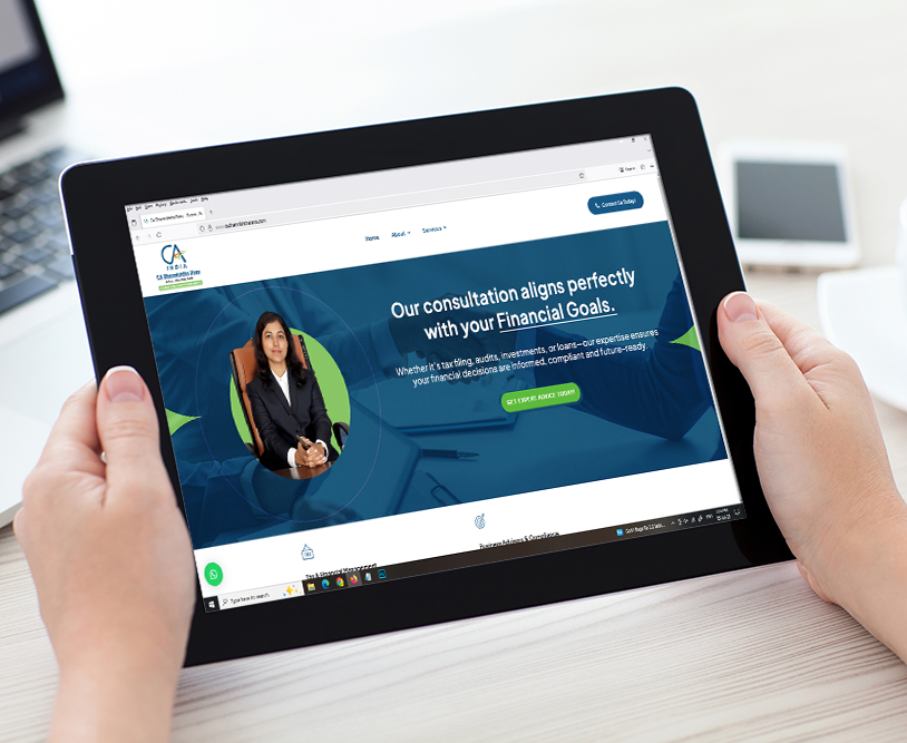 Website Development Company in Surat - CA Dharmishtha Rana - Good Old Geek