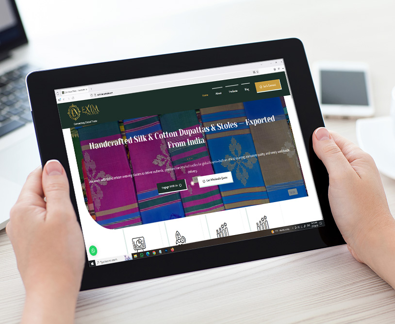 Website Development Company in Surat - Exim Nexus Trade - Good Old Geek