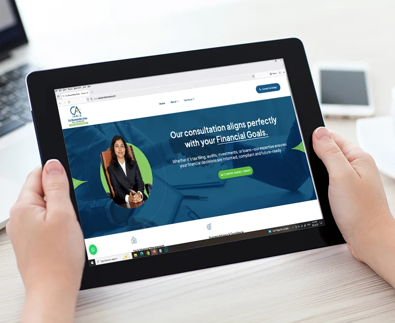 Website Development Company in Surat - CA Dharmishtha Rana - Good Old Geek