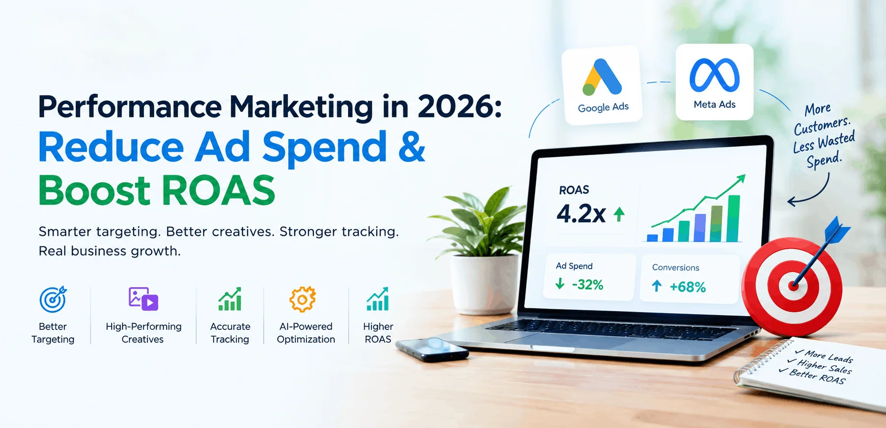 Performance Marketing in 2026 How to Reduce Ad Spend and Increase ROAS