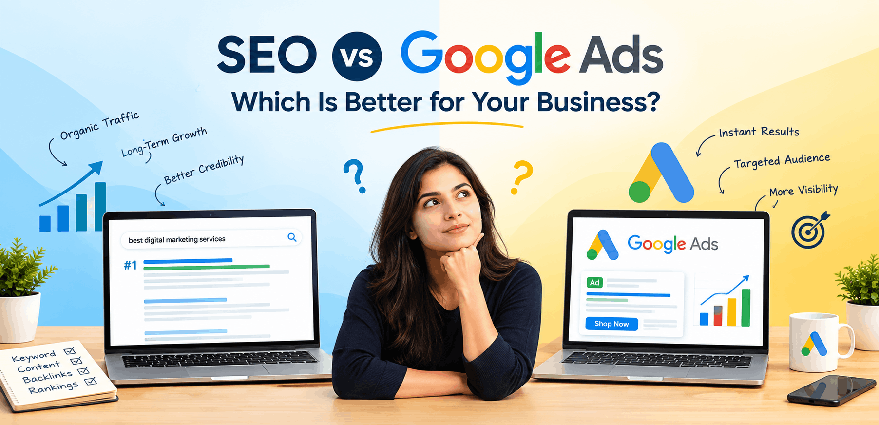 SEO vs Google Ads Which Is Better for Your Business