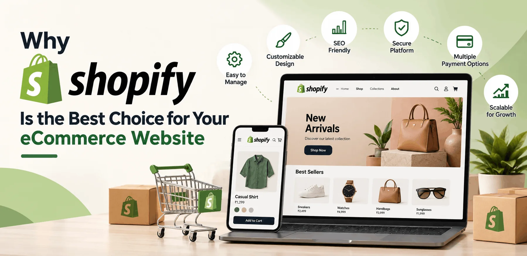 Shopify eCommerce Website Development by Good Old Geek